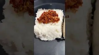 Sri Lankan Coconut Milk Rice 🥥🌴🍚🇱🇰  #milkrice #srilanka #cuisine #breakfast #dishes