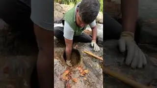 River Rock Hole Gem Mining &ndash; Digging Deep for Rare Gemstones | Amazing Finds