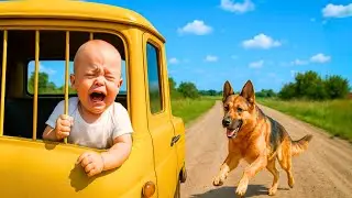 Hero Dog Saves Baby from Kidnapper in a Yellow Truck | Heartwarming Rescue Short Movie