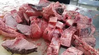 Live Chopping Skills!! Rohu Fish Roy Fish Roi Fish Skinning And Cutting By A Expert New Fish Cutter