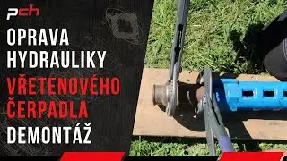 Oprava hydrauliky vřetenového čerpadla - demontáž
