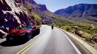 POV ride through Gates Pass in Tucson Arizona