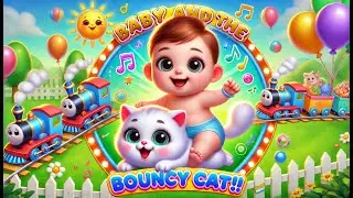 Dancing Baby & Cat Fun: Rhyming song with animated characters | Perfect For Kids