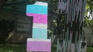 DIY Dollar Tree Yard Sign Tutorial | how to make yard sign numbers