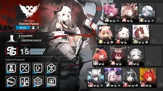 [Arknights] CC6 Day 4 Max Risk: Deserted Factory