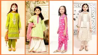 Shalwar Kameez Pakistani Child Eid Dresses / Eid Dress Designs for Kids