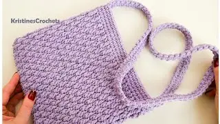 How To Crochet Cross Body / Sling Bag - Easy Pattern
