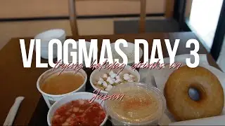 Vlogmas day 3 | trying Starbucks holiday drinks in Japan!!!!