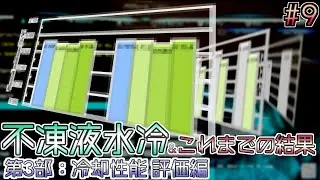 #9【冷凍庫PC】不凍液水冷とこれまでの２つCPUクーラー、まとめて評価【不凍液水冷 冷却性能評価編】