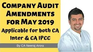 Company Audit Amendments May 2019 | आसान है !