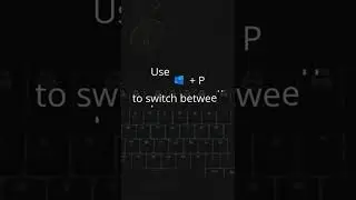 Switching between multiple monitors...