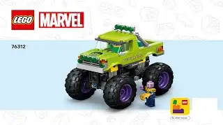 🦸 LEGO instructions 🦸 Super Heroes 🦸 76312 🦸 The Hulk Truck vs. Thanos 🦸