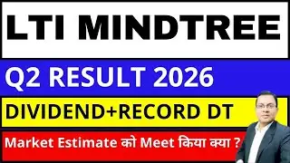 LTIMINDTREE q2 result 2026 I LTIMINDTREE share latest news I LTI MINDTREE dividend I LTIM RESULT