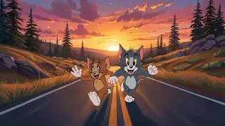 Tom and Jerry Funny Road Adventure 😂 | Kids Cartoon Poem | Fun Running Song