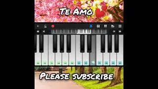 Te Amo Phone Piano Cover || Sunidhi Chauhan and Ash King