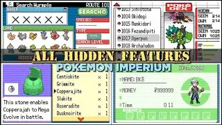 All In-Game Cheat Codes in Pokemon Imperium 1.2