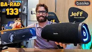 BASIKE BA-RAD 133 160W RMS IPX6: ESSA CAIXA DE SOM É FANTASTICA! (UNBOXING)