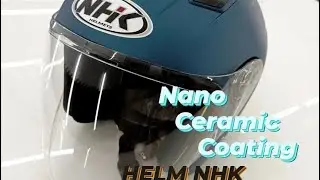 NANO CERAMIC COATING HELM NHK DOFF BLUE OCEAN 2 LAYER MAKIN MANTAP UNTUK MOTORAN TOURING BERSAMA