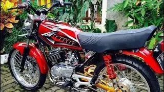 Cara repaint tangki rx king merah candy