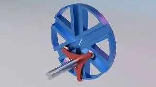 #027 Multiple Gearing with Friction Rollers – 507 Mechanical Movements 3D Animation