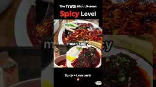 The Truth About Korean Spicy Level 🌶️