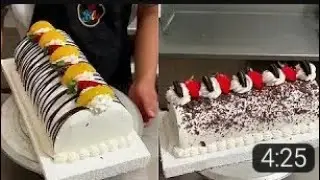 amazing cake decoration||simple but not easy f beginner mamon cake design super delicious 😍
