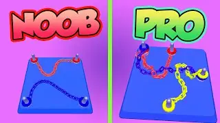 Go Knots 3D - Noob vs PRO, fails, funny moments
