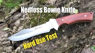 Bowie Knife - NedFoss Fixed Blade Hunting/Bushcraft Knife - Extremely Sturdy and Sharp