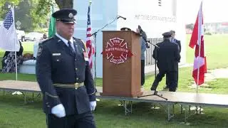Highlights from 9-11 Memorial at Peace Arch State Park