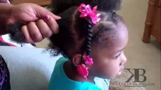 Cute Girls Hairstyles - Natural Hair Ponytails