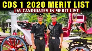 CDS 1 2020 Merit List &ndash; 95 Candidates Selected For IMA AFA INA