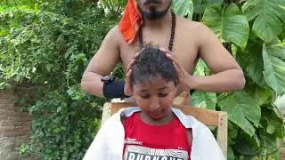 Perfect ASMR HEAD MASSAGE BY YOGi to CHUNNY LAL | ASMRYOGi EAR MASSAGE