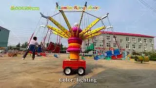 Samba Flying Chair with Trailer - Enhanced Capacity Amusement Ride