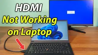 HDMI port not working on laptop windows 11