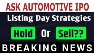 ASK Automotive IPO Analysis 💥 ASK automotive IPO, Ask automotive ipo news
