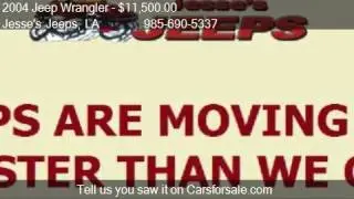 2004 Jeep Wrangler X 4WD 2dr SUV for sale in SLIDELL, LA 704