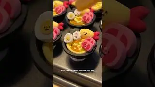 sculpting ramen out of polymer clay #clay #polymerclay #sculpting #shortvideo #shorts #diy