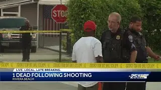 Riviera Beach police search for suspect after deadly targeted shooting