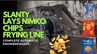 How Slanty, Lays & Chips Are Made | Full Automatic Frying Line & Flavoring System