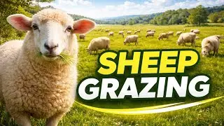 Sheep Grazing in Sugar Cane Fields | Natural Beauty 