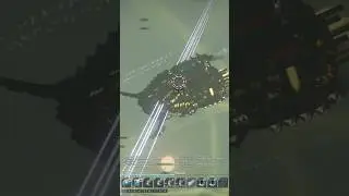 Space Engineers PVP - Massive Ship damaged by 26 Railguns sniper ship