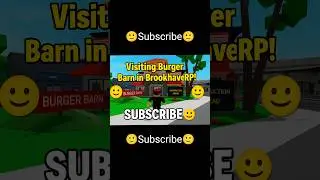 🍔 Visiting Burger Barn in Brookhaven RP! (Roblox Gameplay) #shorts
