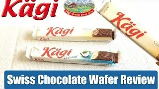 Обзор распаковки шоколадных вафель K&auml;gi Swiss Chocolate Wafer &mdash; K&auml;gi Classic и K&auml;gi Coconut