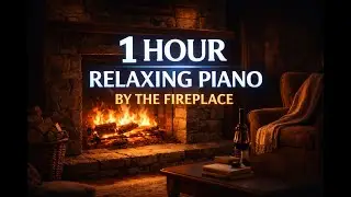 Relaxing Piano Music by the Fireplace I Soft & Soothing Deep Relaxation (1 Hour)