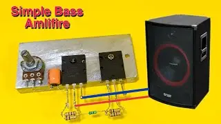 Simple Bass Amlifire | Toshiba 2sc5200 2sa1943 | Afrid Diy 101