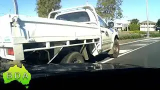 BAD Driving Australia - Please do not use a roundabout like this! Bribie QLD