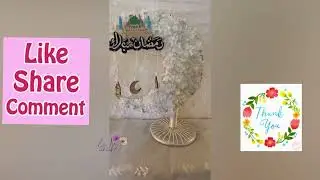 DIY ramadan decor | eid decor| #ramadandecor #eidmubarak #diy |عید کا چاند|رمضان|