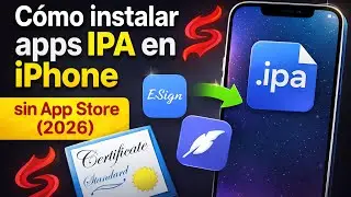 Instalar Aplicaciones FUERA del App Store en IPhone🔥IPA FILE| SIN REVOKE 🤯 
