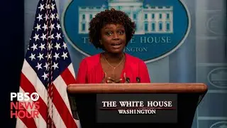 WATCH LIVE: White House press secretary Karine Jean-Pierre, NSA Jake Sullivan hold news briefing
