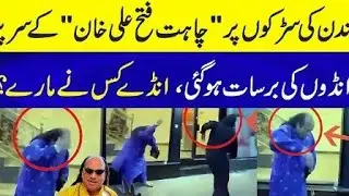Eggs Thrown on Chahat Fateh Ali Khan in London